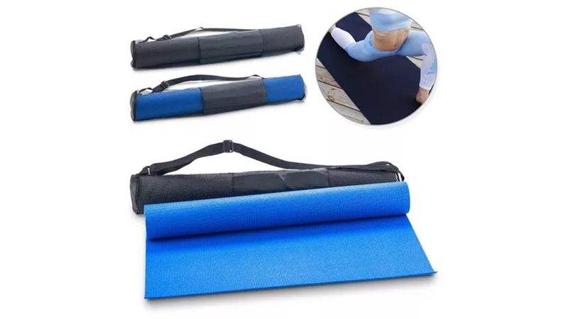 Comprar MuscleMan-Esterilla de yoga con bordes gruesos unisex, manta  deportiva antideslizante para yoga