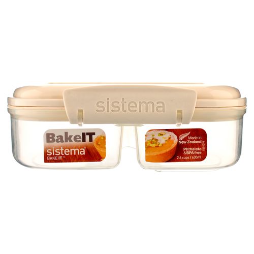 Hermetico  Bakeit Sistema Con 2 Divisiones-630ml