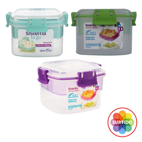 Hermetico Sistema To Go Snack-400ml