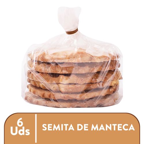 Semita De Manteca - 6 Unidades