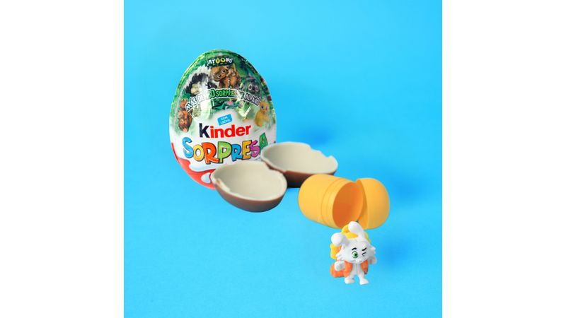 Huevo de Chocolate Kinder Sorpresa de Animales, 20 gr.