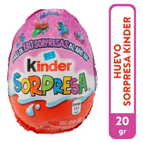 Chocolate Kinder Sorpresa Natoons Niña - 20gr