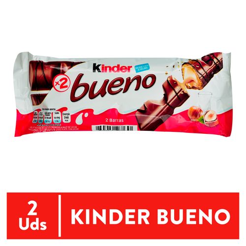 Chocolate Kinder Bueno 2 Barras - 43gr