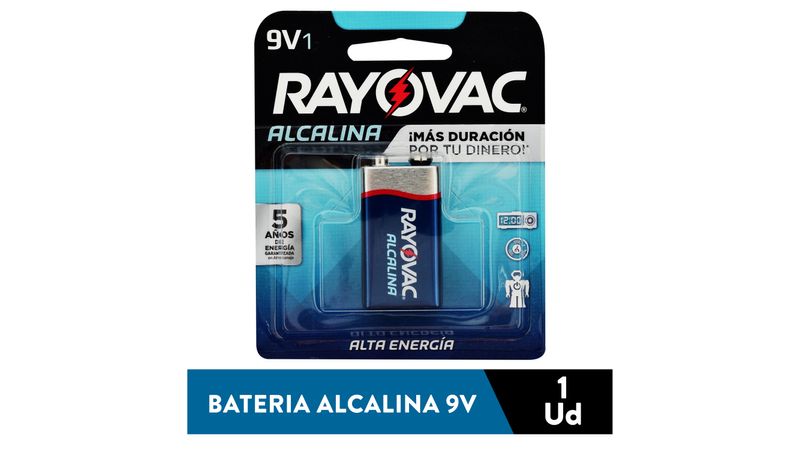 RAYOVAC BATERIA 9V ALCALINA . Tienda Online Anika Farmacia y Perfumería
