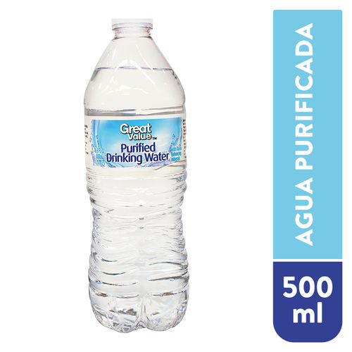Agua Great Value Purificada - 500ml