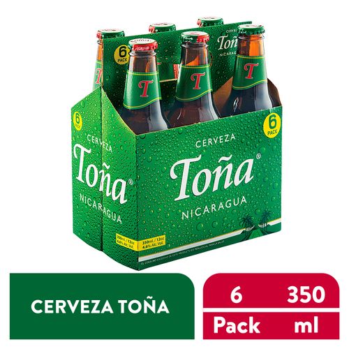 6 Pack De Cerveza Tona Botella - 350 ml