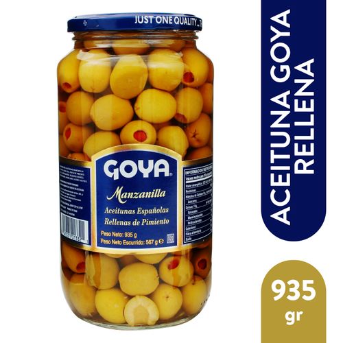 Aceituna Goya Manzanilla Rellena 567 Gr