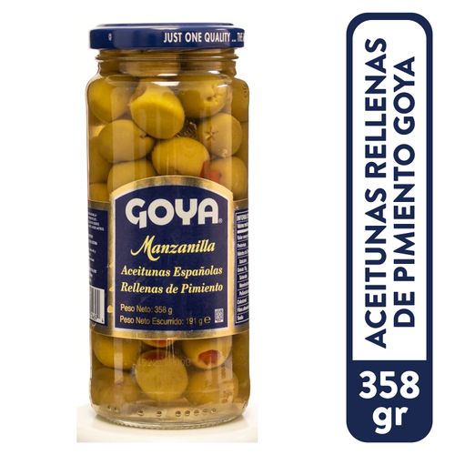 Aceituna Goya Manzanilla 358 Gramos