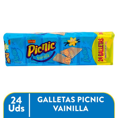 Galleta Diana Picnic Vainilla 24u 312gr