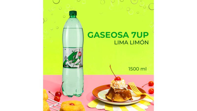 Gaseosa SEVEN UP Lima Limón Botella 500ml