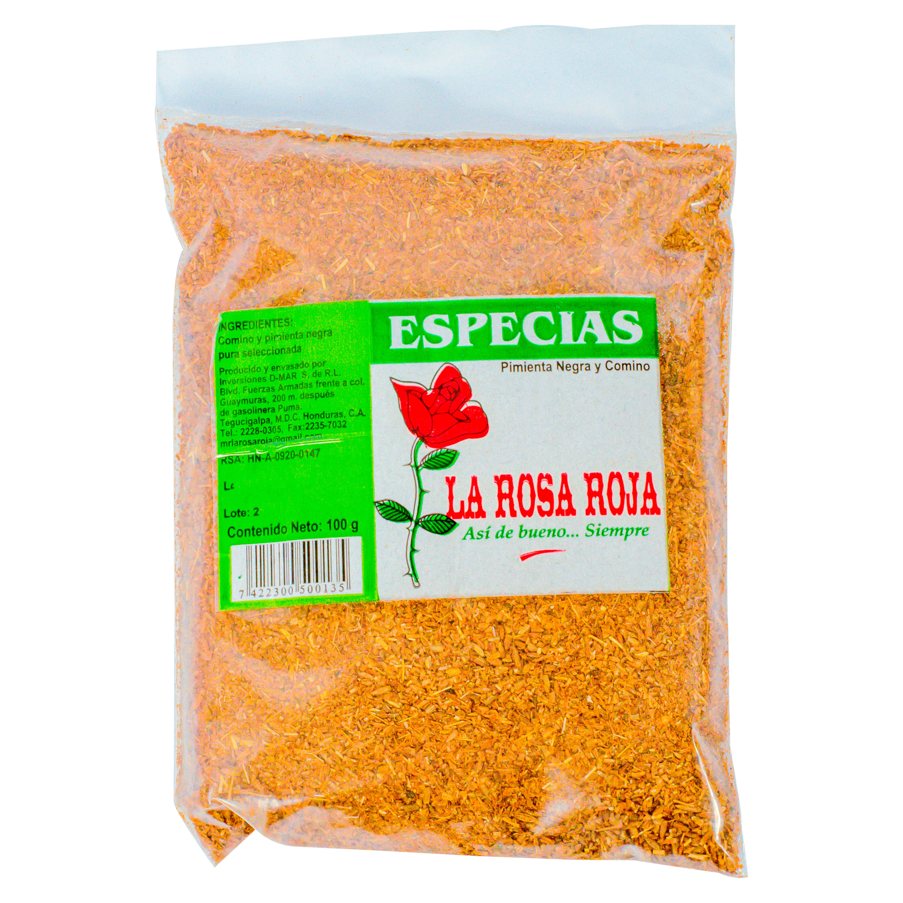 Especias Rosa Roja Bote 58gr – Acosa Honduras