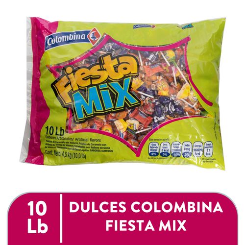 Confite Colombina Fiesta Mix - 4500gr