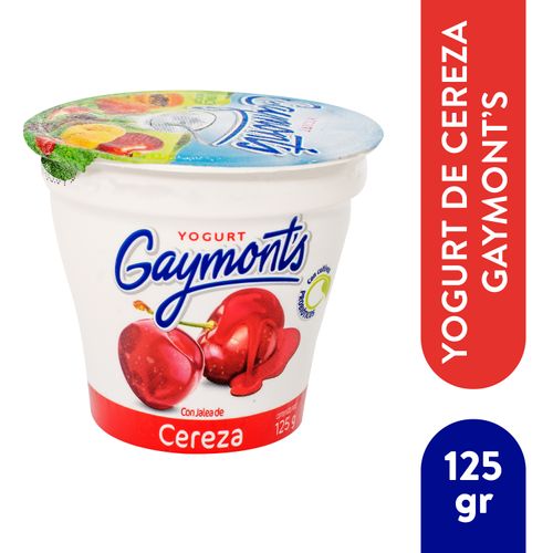 Yogurt Gaymonts  Sabor Cereza Vaso - 125 g