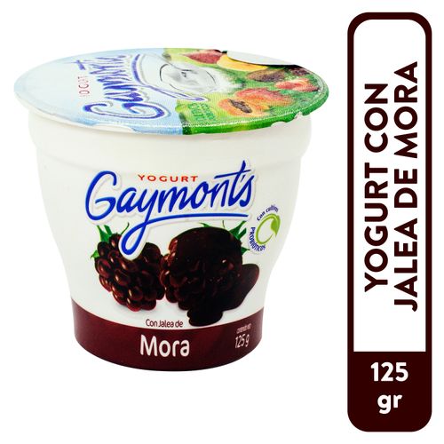 Yogurt Gaymonts Sabor A Mora Vaso- 125 gr