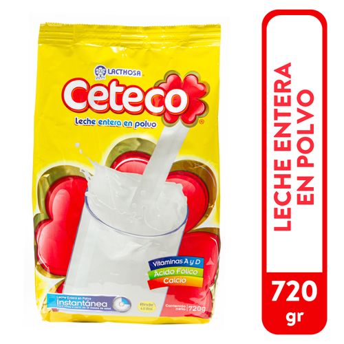 Leche Ceteco Bolsa Instantánea - 720 g