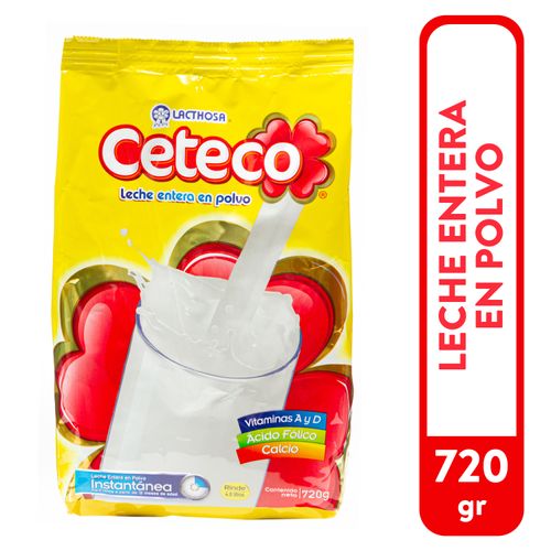 Leche Ceteco Bolsa Instantanea - 720Gr