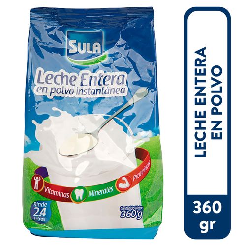 Leche Sula En Polvo Instantanea Bolsa - 360 gr