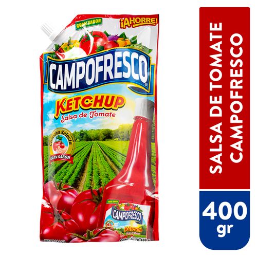 Ketchup Campofresco Doypack 400 Gramos