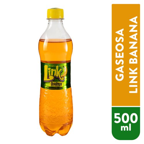 Gaseosa Link Frutas Banana Petit- 500 ml