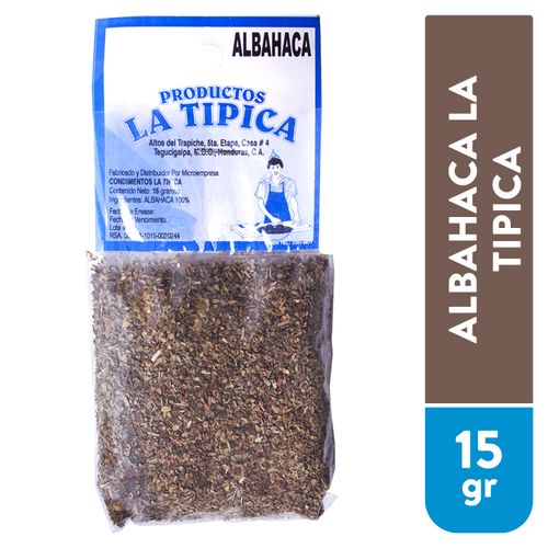 Albahaca La Tipica - 15Gr