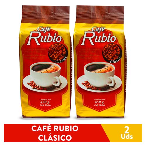 Café Rubio Clasico 2 Pack - 900 g