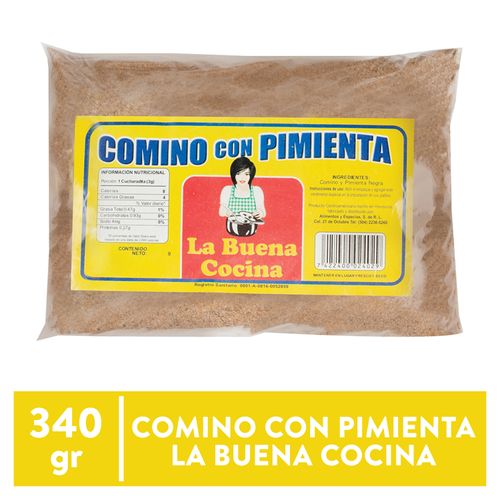 Comino La Buena Cocina Con Pimienta - 340Gr