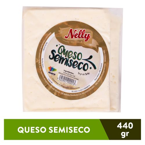 Queso Nelly Semiseco lácteos   - 440 g