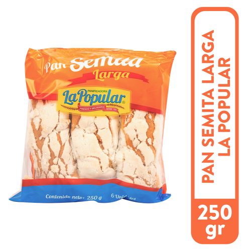 Pan Fresco La Popular Semita Larga - 250 g