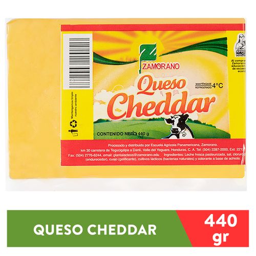 Queso Zamorano Cheddar 454gr