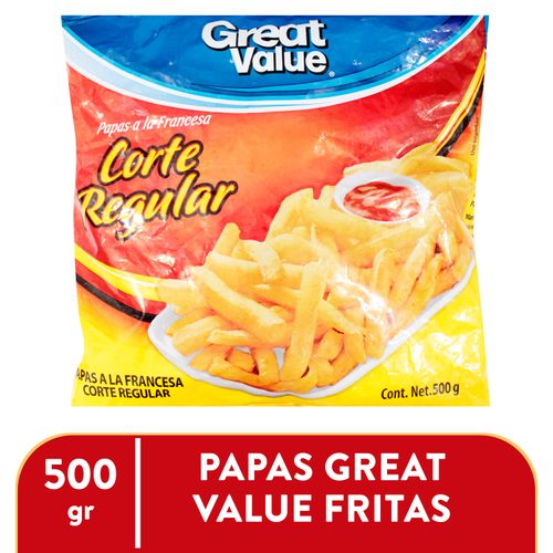 Papas Great Value Fritas - 500gr