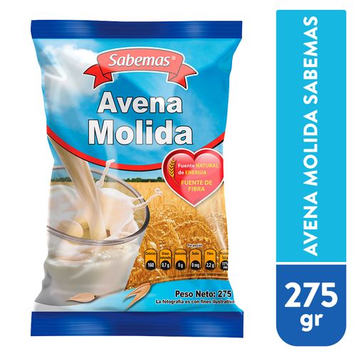 Avena Sabemas Molida Bolsa - 275gr