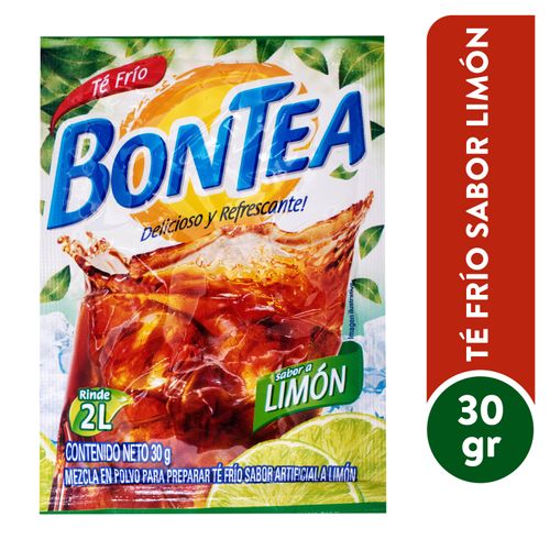 Bebida En Polvo Bontea Te Frio Con Sabor  Limon - 30gr