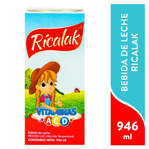 Bebida Ricalak Con Vitaminas A C D- 946 ml