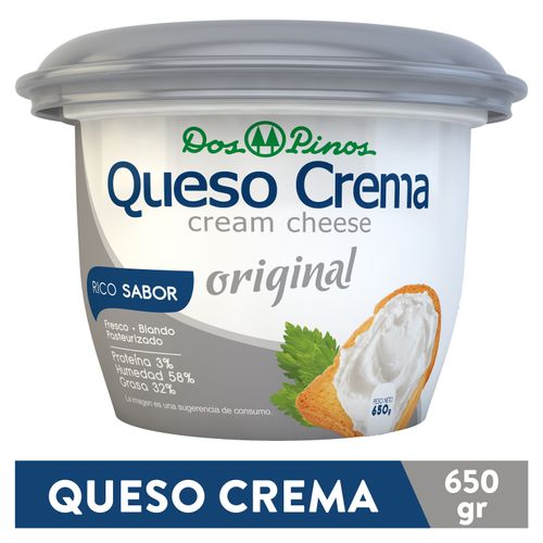 Queso Dos Pinos Crema Tipo Americano - 650gr