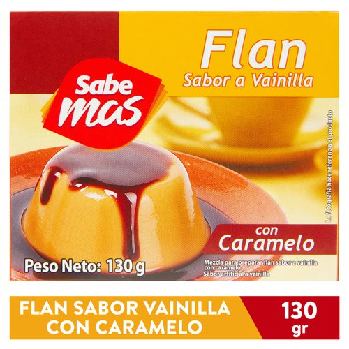 Flan Sabemas Vainilla Con Caramelo - 130gr