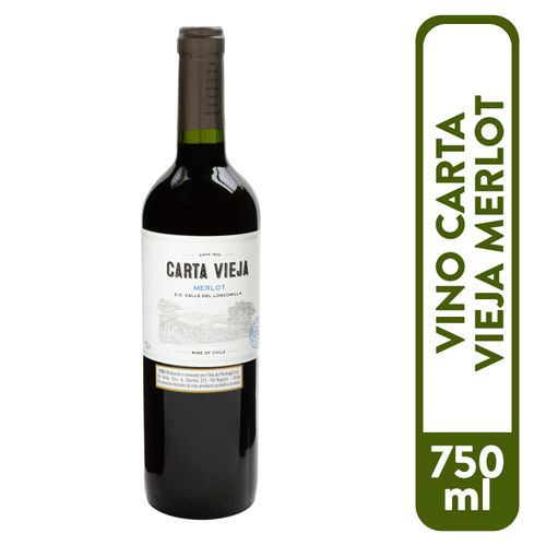 Vino Carta Vieja Merlot Tinto- 750 ml