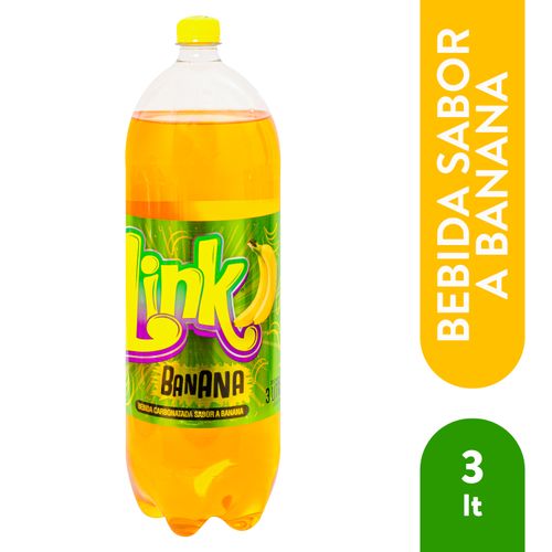 Gaseosa Link Banana Champagne- 3000 ml