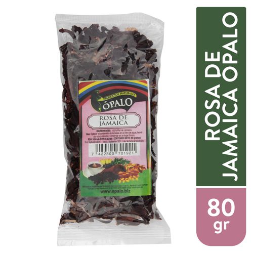 Rosa De Jamaica Opalo Natural - 80 g