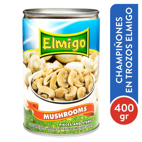 Champinones Elmigo En Trozos Tallo - 400gr