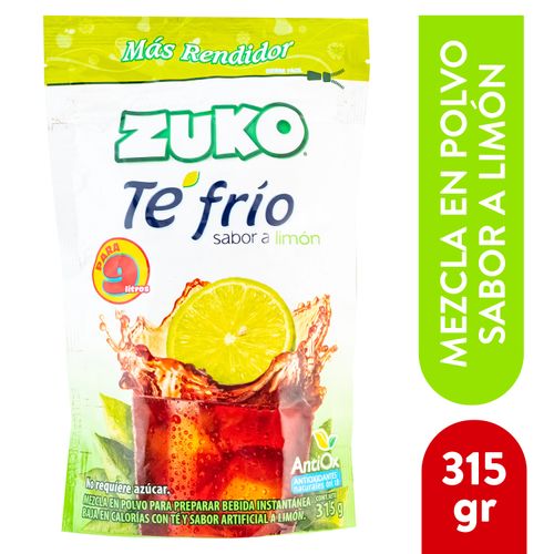 Bebida Zuko En Polvo Sabor Te Limon- 315gr