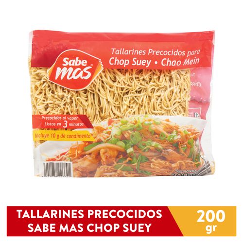 Tallarin Sabemas Precocido 200 Gr