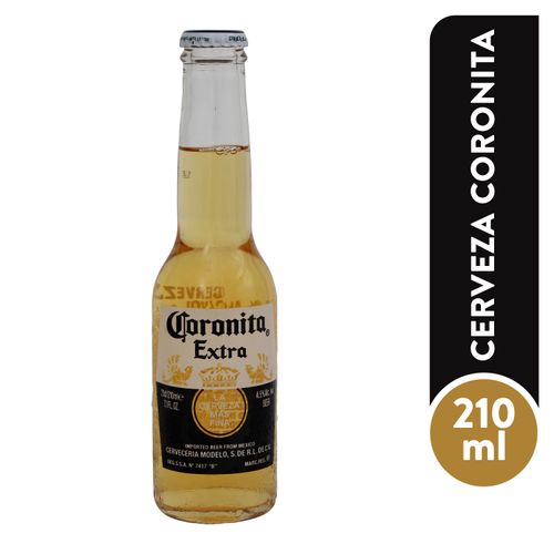 Cerveza Coronita Extra Botella - 210ml