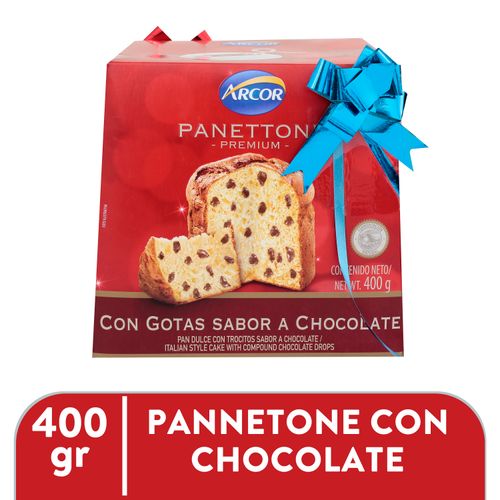 Panetone Arcor Gotas Chocolate 400gr