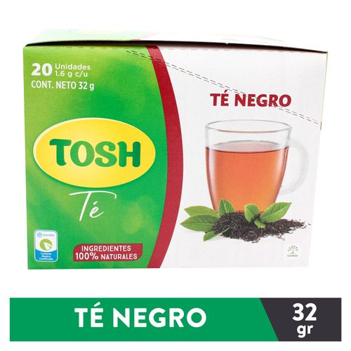Té Tosh Negro 20 Sobres - 32 g