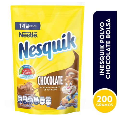 Bebida En Polvo Nesquik Sabor Chocolate - 200gr