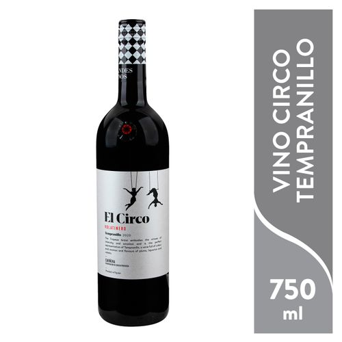 Vino Tinto El Circo Tempranillo 750ml