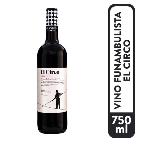 Vino Tinto El Circo Semi Dulce Tempra 750ml