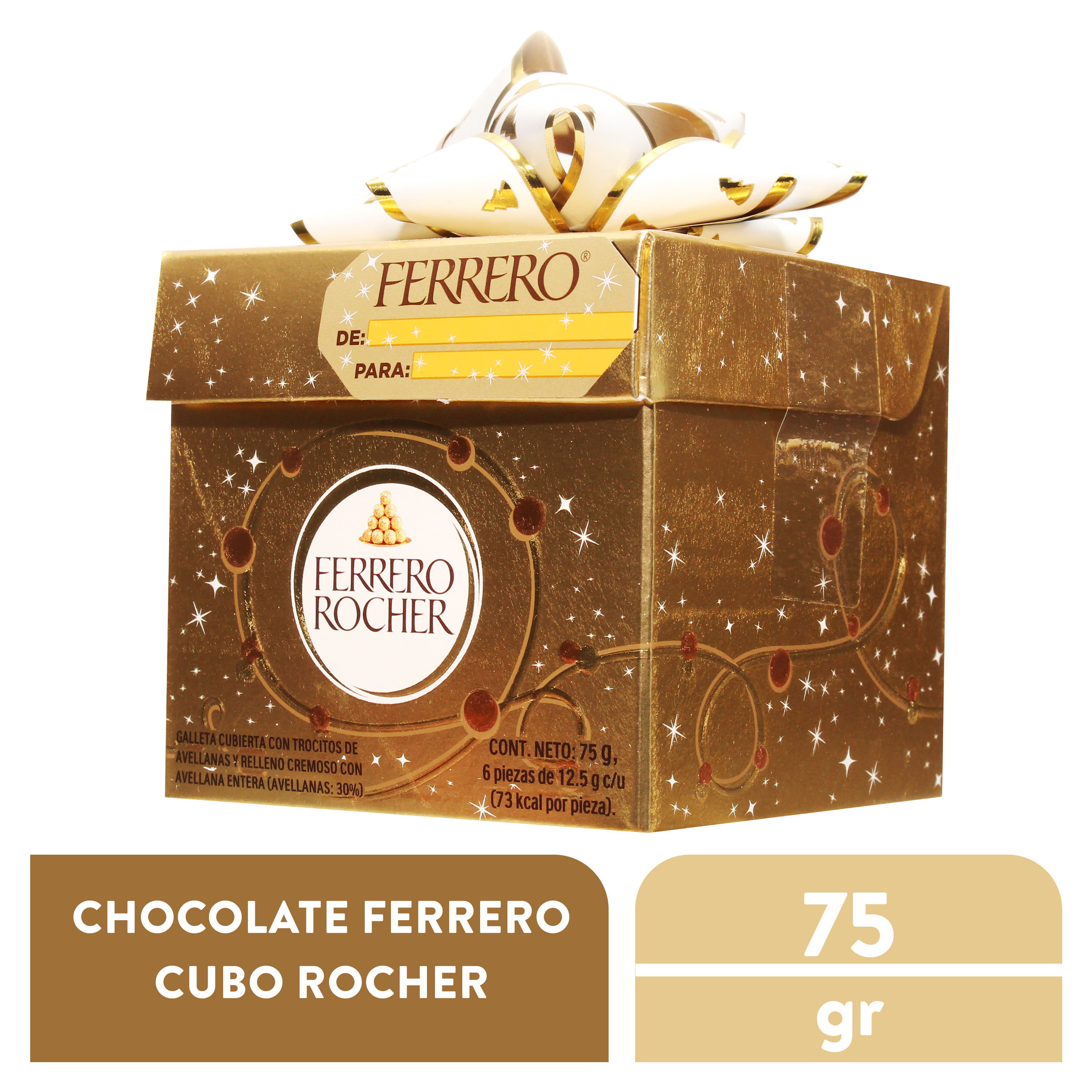 Comprar Chocolate Ferrero Rocher Cubo T6 75gr Walmart Honduras