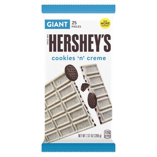 Barra Hershey Cookies Creme grande - 208gr