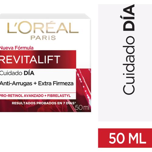 Crema Día Antiarrugas L'Oréal París Revitalift Clásica Con Pro-Retinol - 50ml